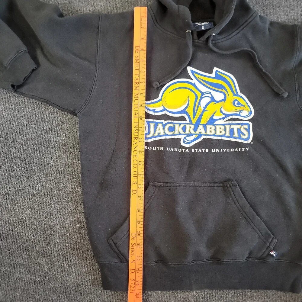 South Dakota State Jackrabbit Fanatics Hoodie Sweatshirt Mens S Black Pullover